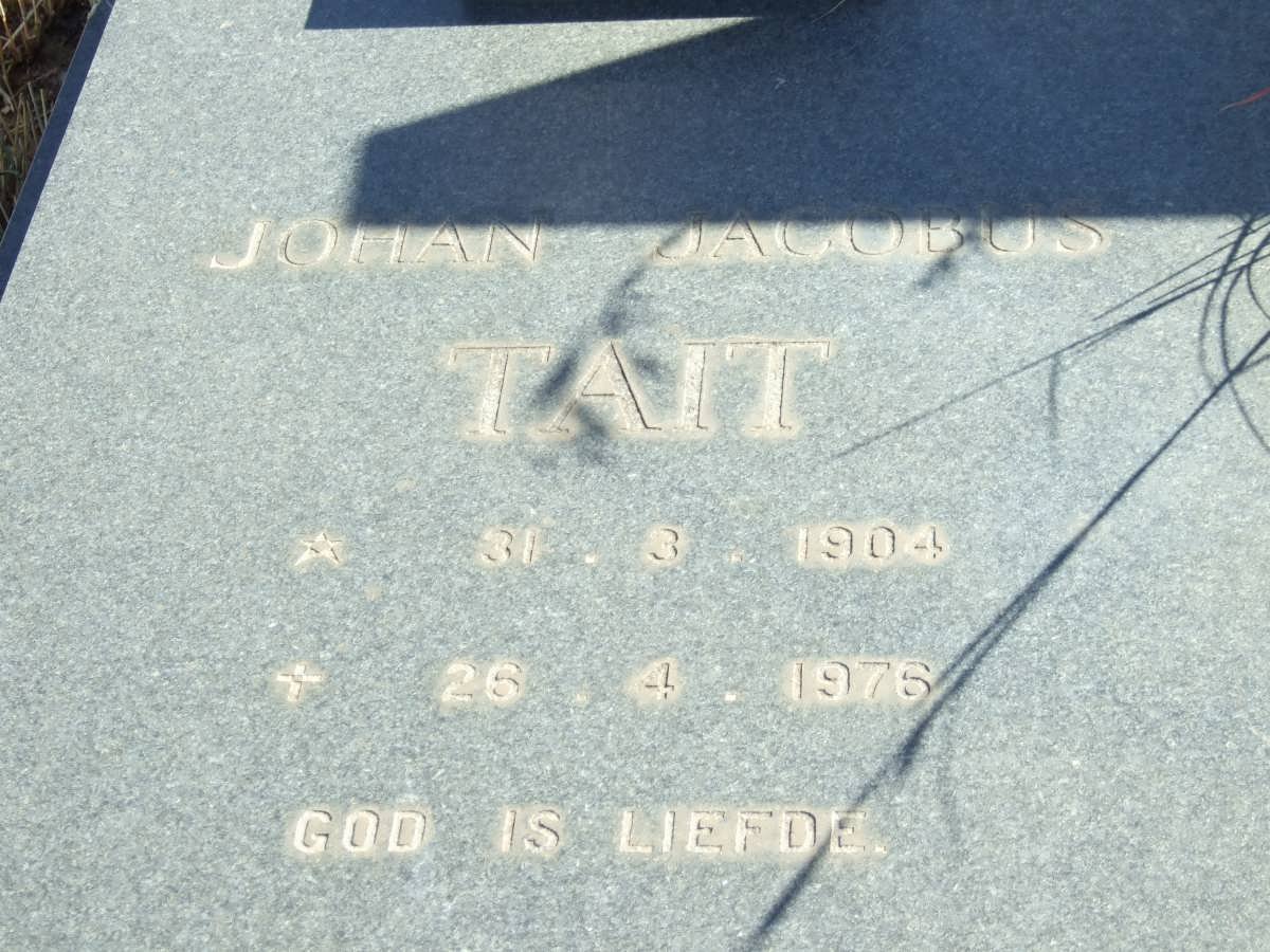 TAIT Johan Jacobus 1904-1976