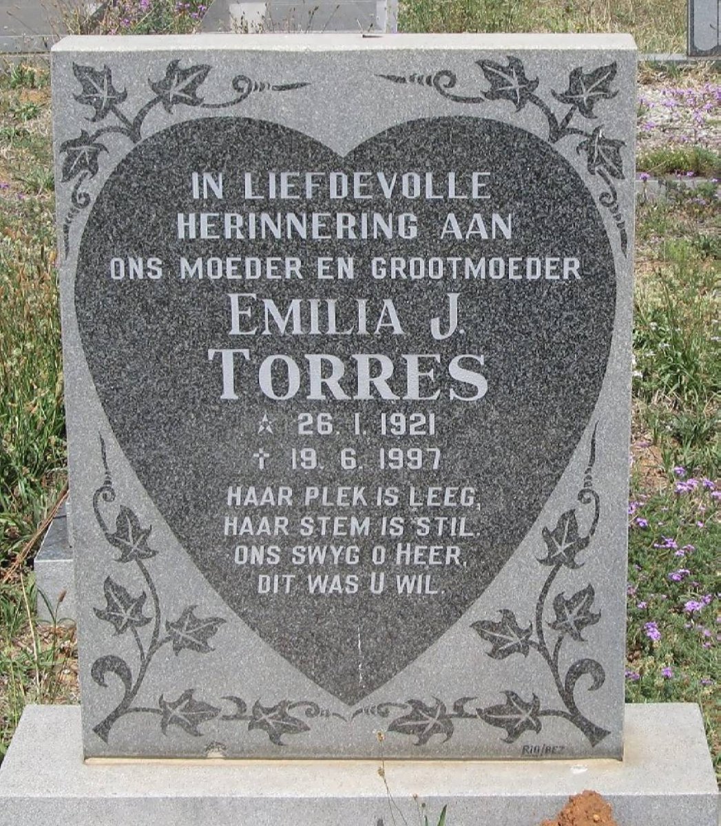 TORRES Emilia J. 1921-1997