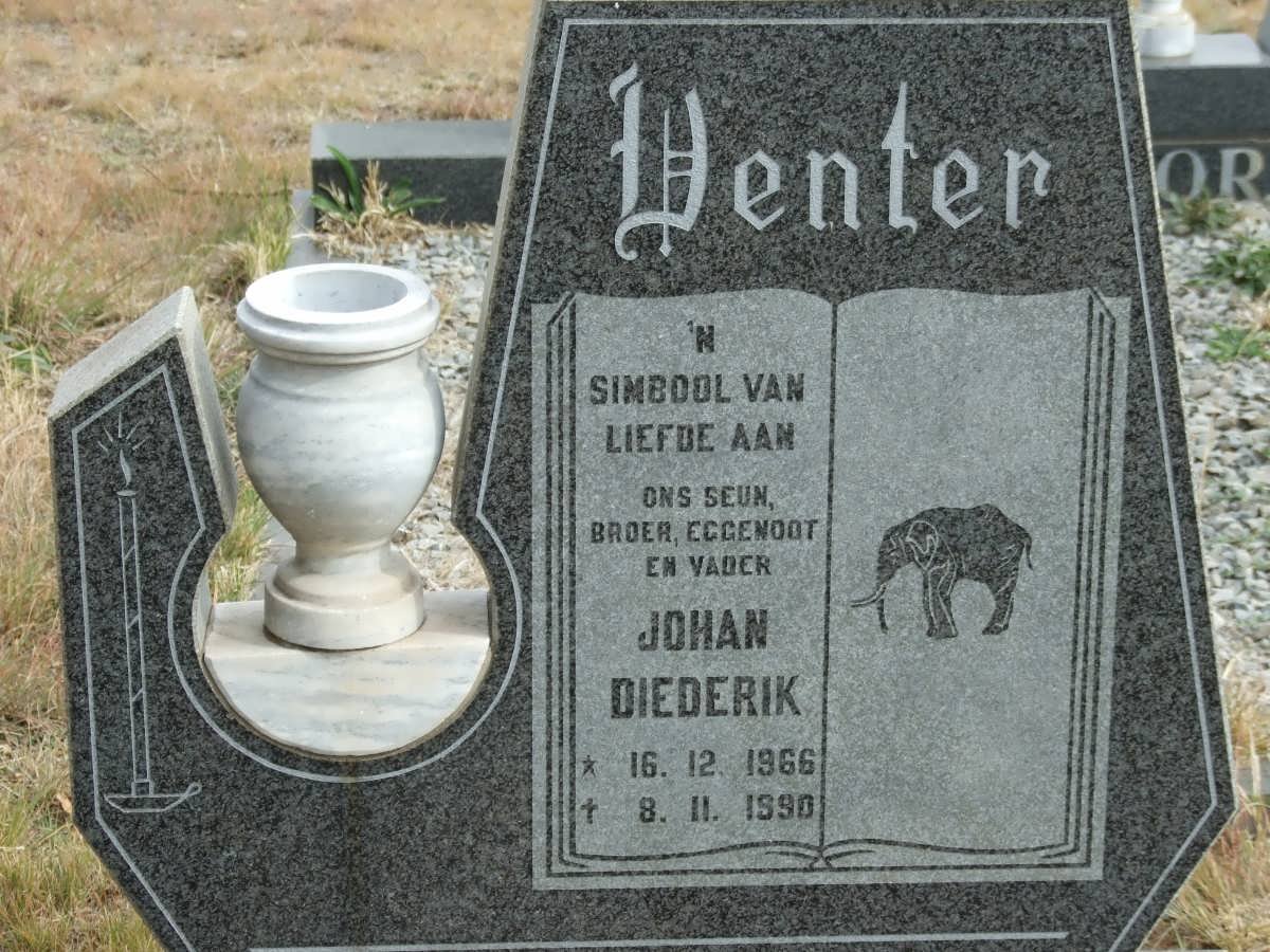 VENTER Johan Diederik 1966-1990