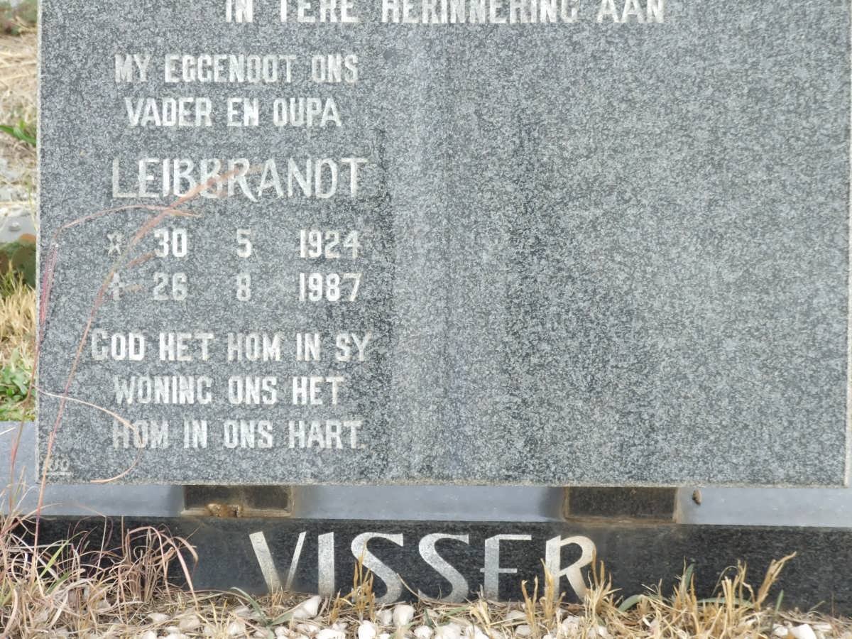 VISSER Leibrandt 1924-1987