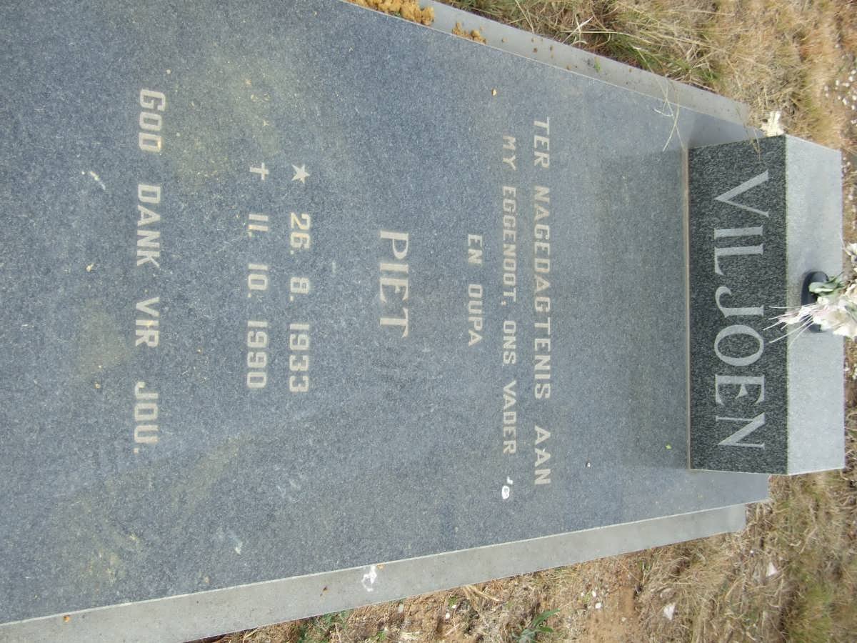 VILJOEN Piet 1933-1990