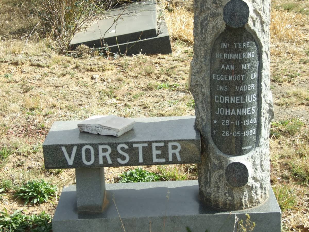 VORSTER Cornelius Johannes 1940-1983