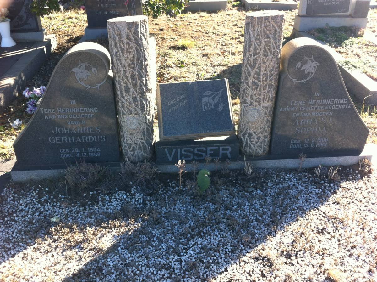 VISSER Johannes Gerhardus 1904-1969 &amp; Anna S.I. Sophia 1906-1969