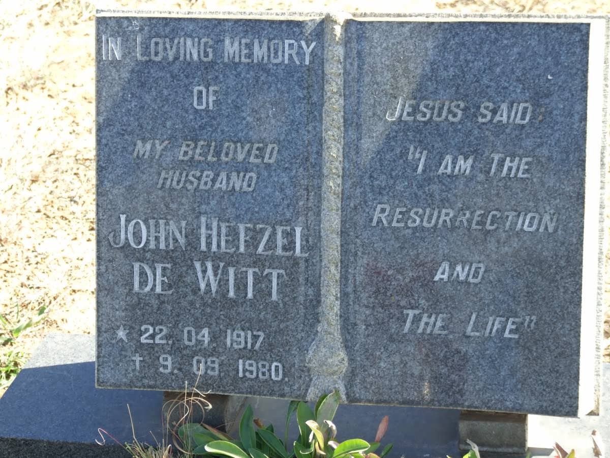 WITT John Hefzel, de 1917-1980 