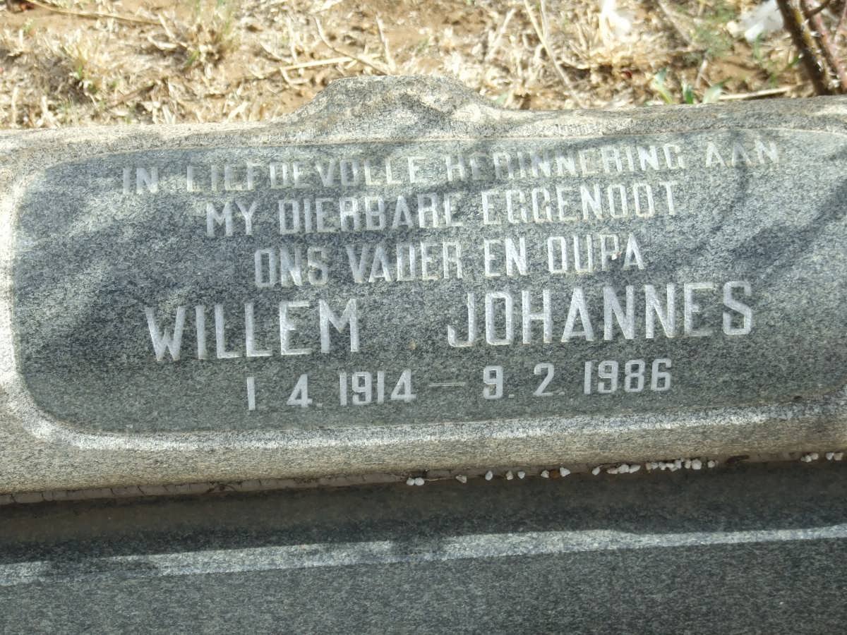WYK Willem Johannes, van 1914-1986 