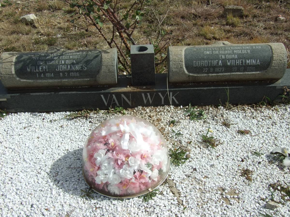 WYK Willem Johannes, van 1914-1986 &amp; Dorothea Wilhelmina 1923-2010