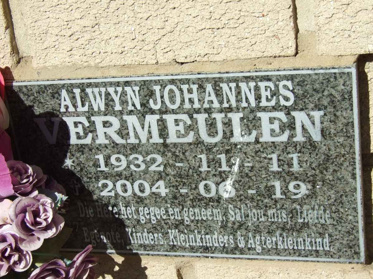 VERMEULEN Alwyn Johannes 1932-2004