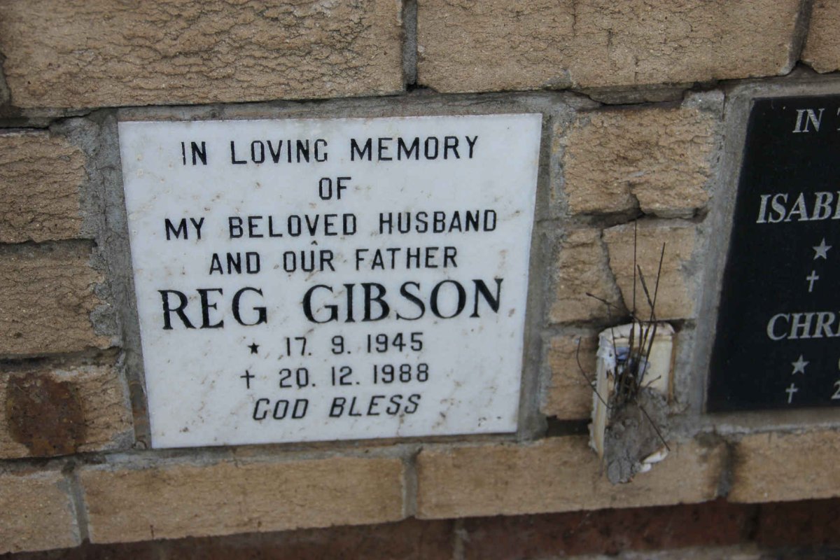 GIBSON Reg 1945-1988