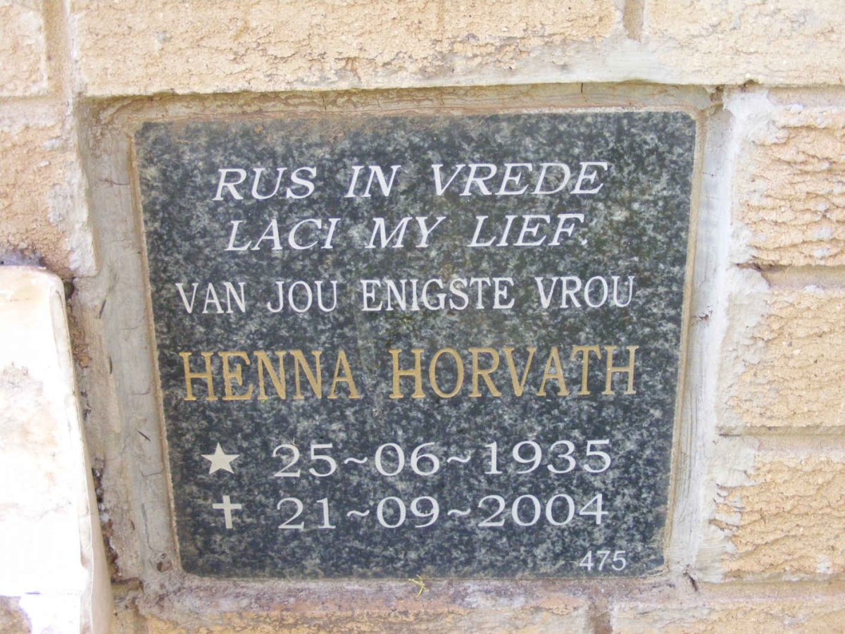 HORVATH Henna 1935-2004