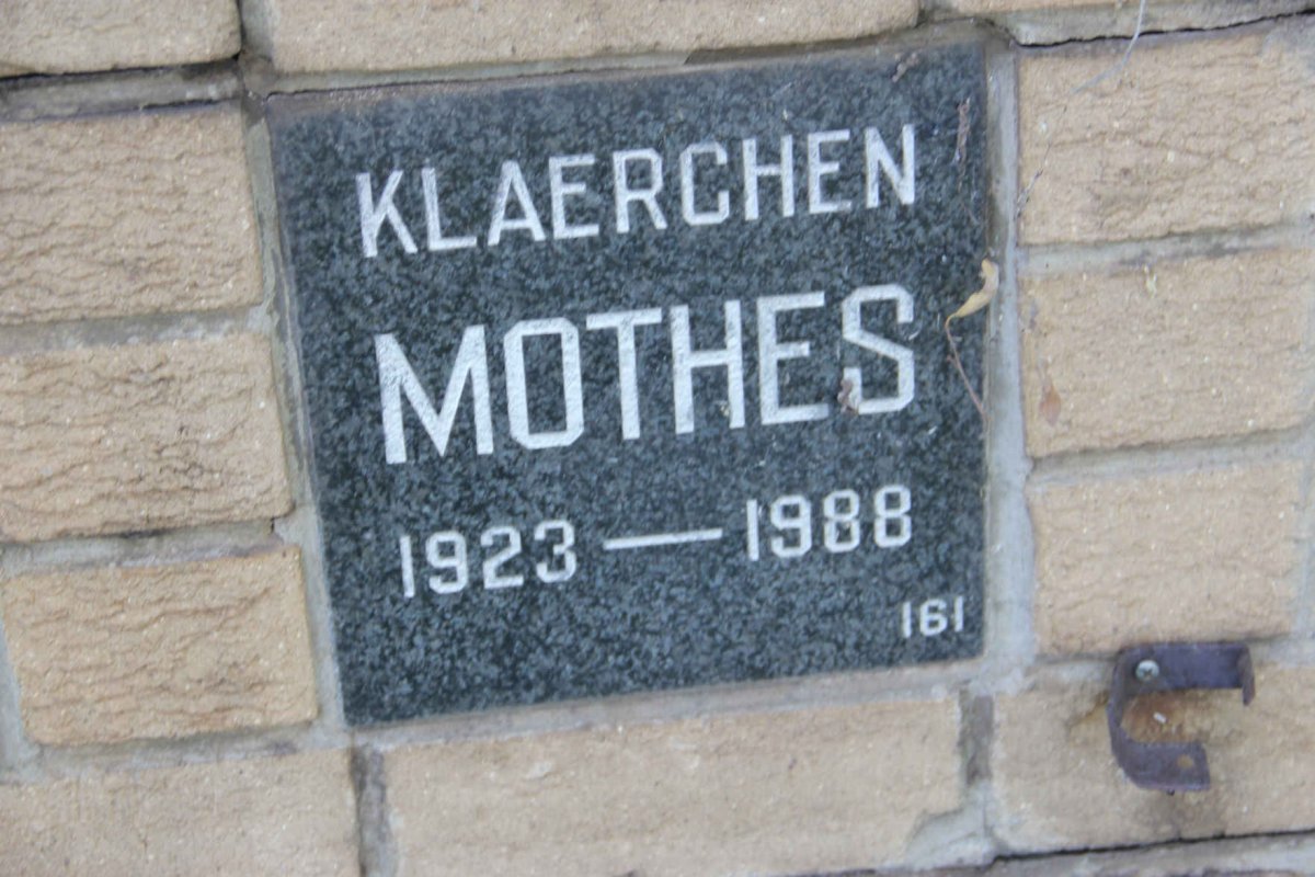 MOTHES Klaerchen  1923-1988