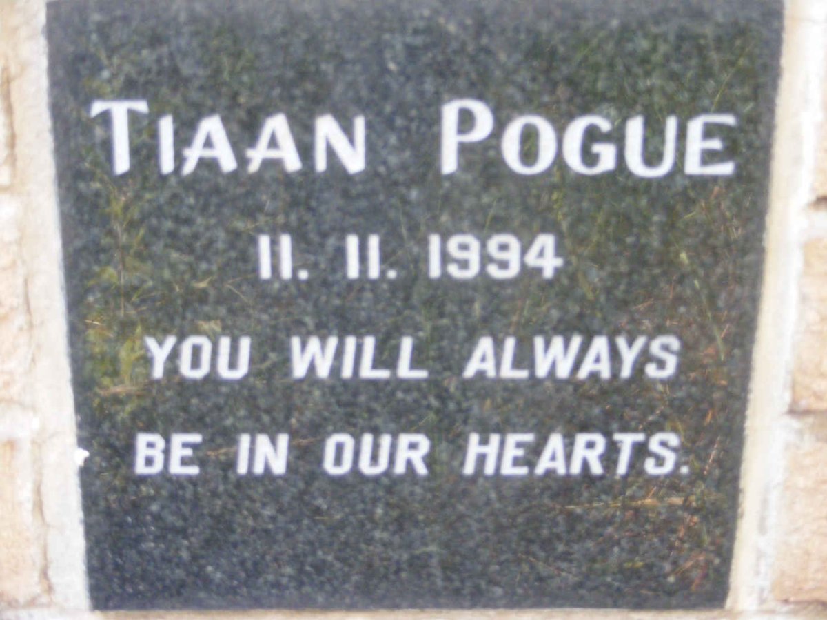 POGUE Tiaan -1994