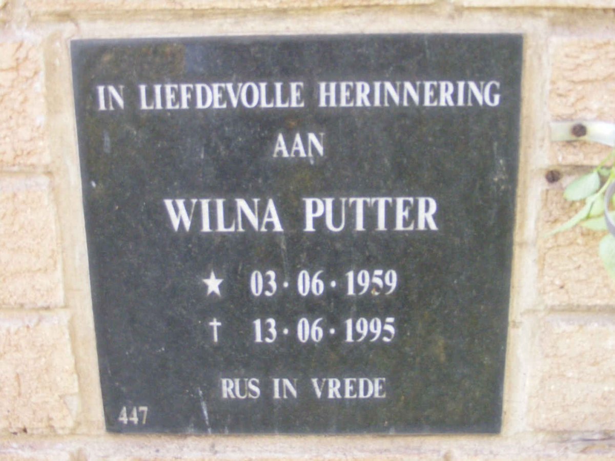 PUTTER Wilna 1959-1995