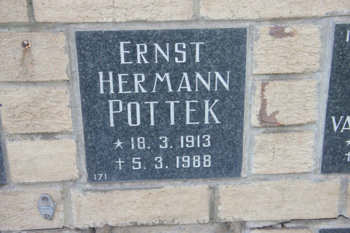 POTTEK Ernst Hermann 1913-1988