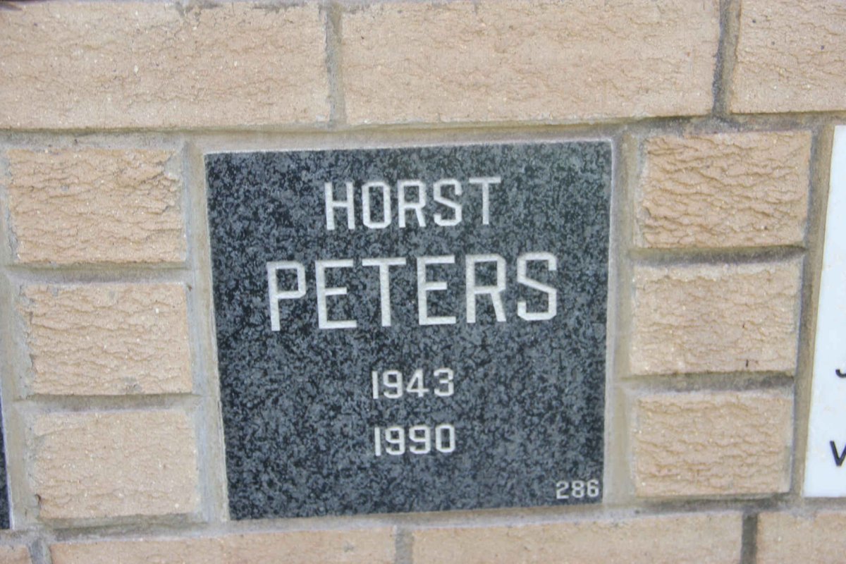 PETERS Horst 1943-1990