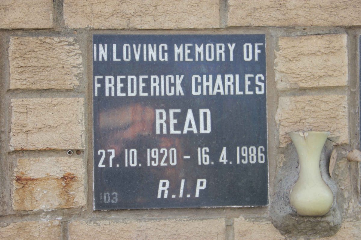 READ Frederick Charles 1920-1986