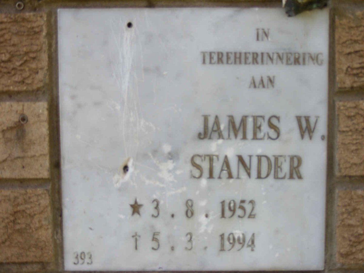 STANDER James W. 1952-1994