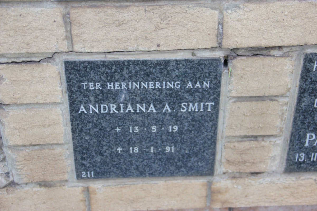 SMIT Andriana A. 1919-1991