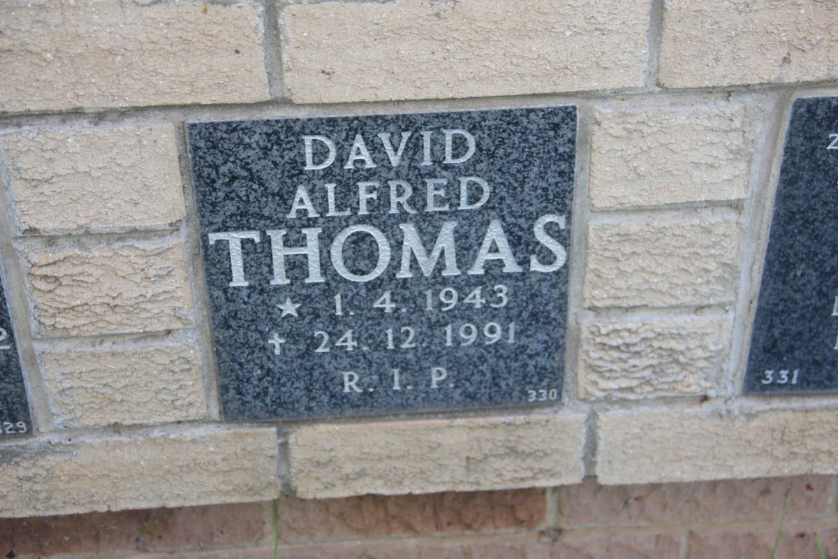 THOMAS David Alfred 1943-1991
