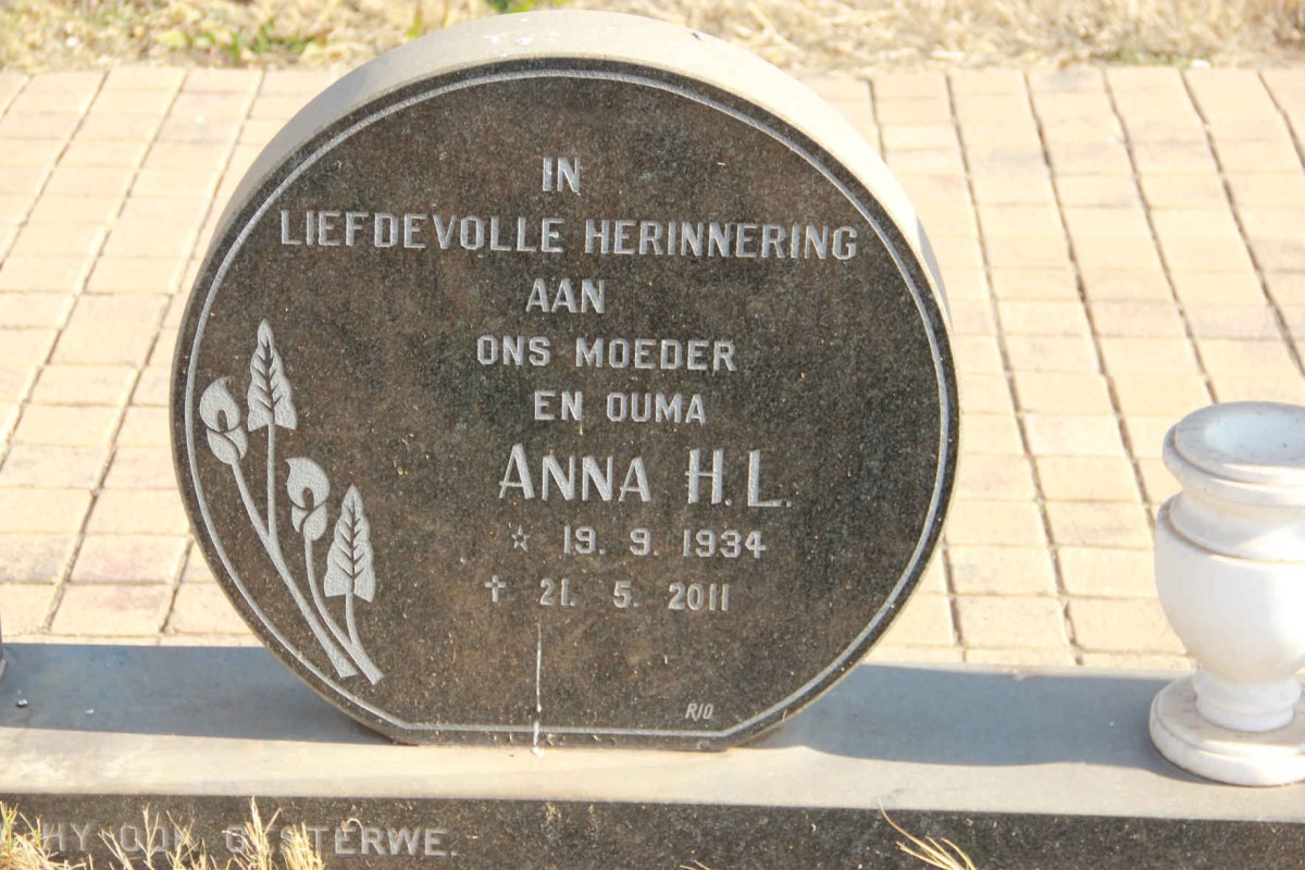 ? Anna H.L. 1934-2011