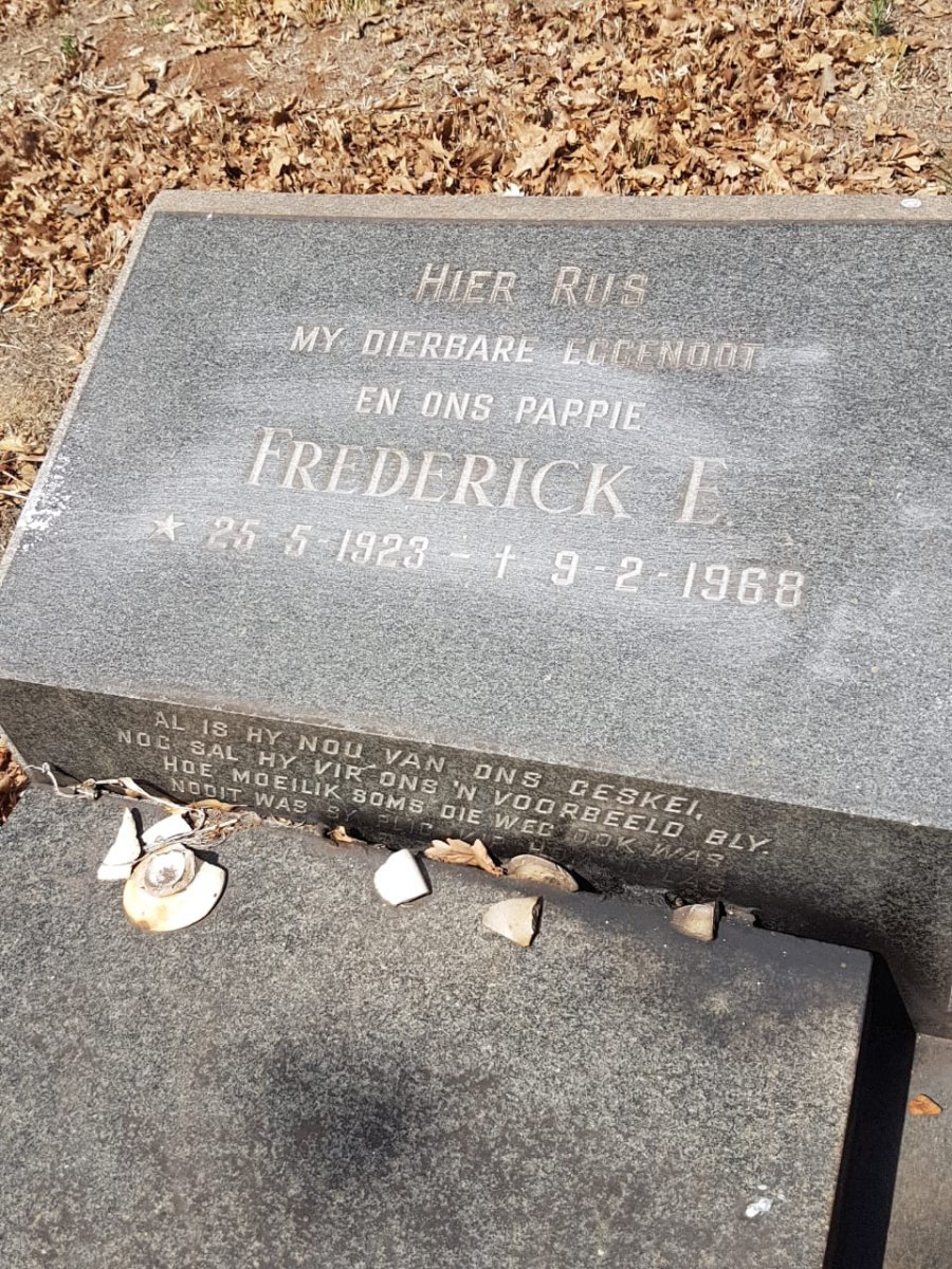 ? Frederick E. 1923-1968