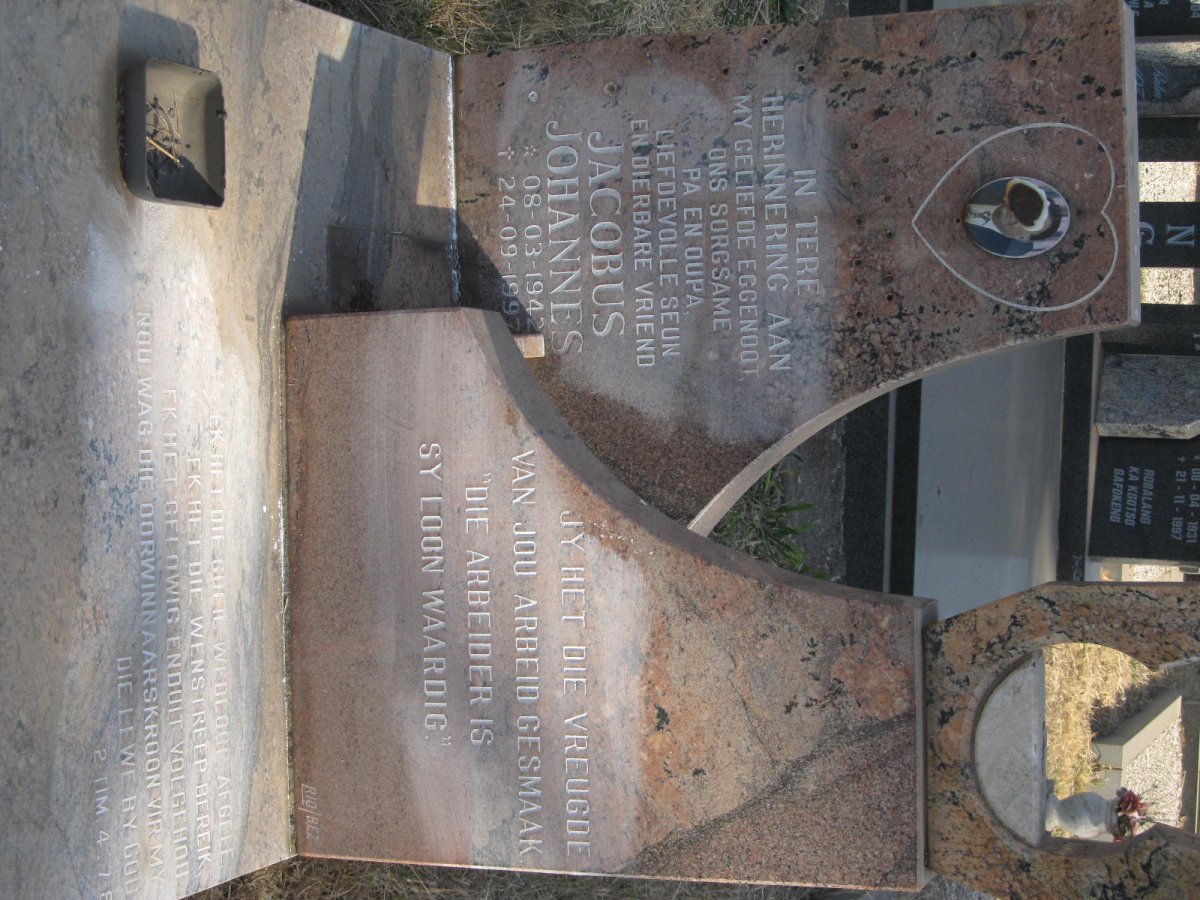 ? Jacobus Johannes 1942-1997