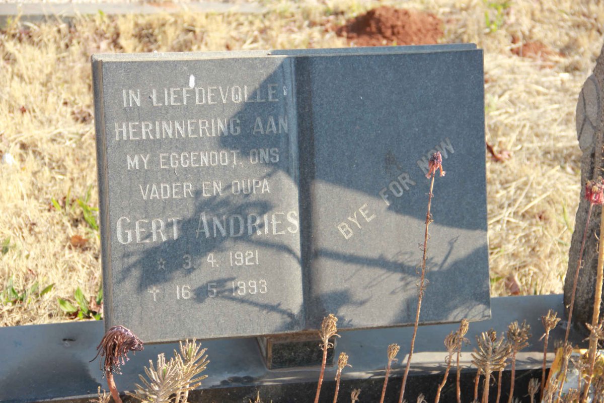 ? Gert Andries 1921-1993