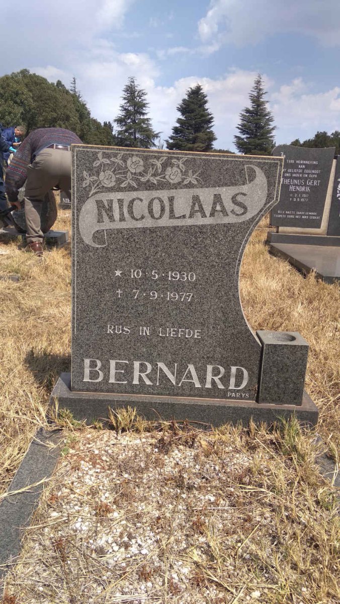 BERNARD Nicolaas 1930-1977