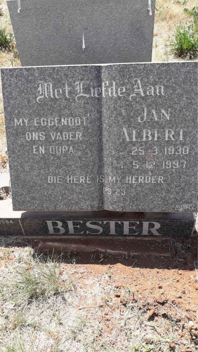 BESTER Jan Albert 1930-1997