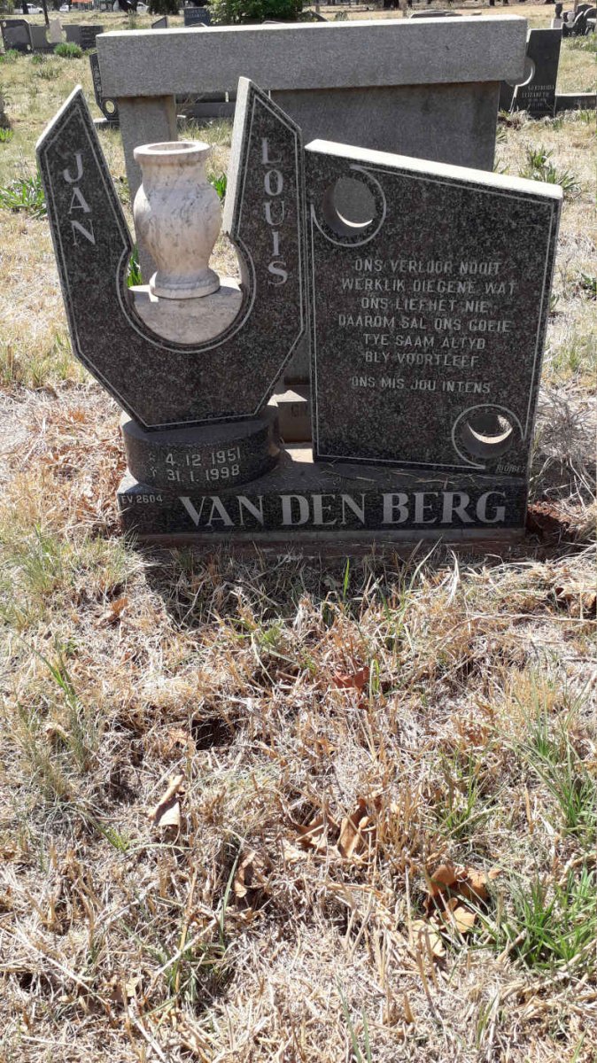 BERG Jan Louis, van den 1951-1998