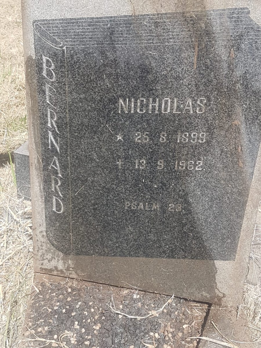 BERNARD Nicholas 1899-1962