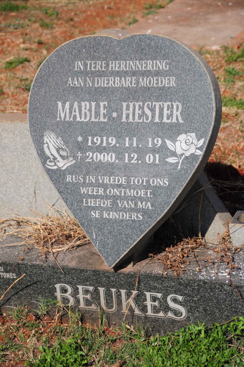 BEUKES Mable-Hester 1919-2000