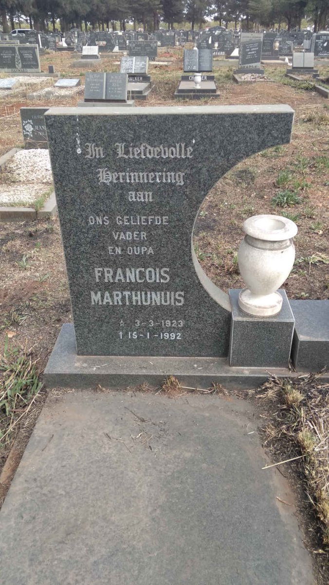 BEETS Francois Marthunuis 1923-1992 &amp; Magdalena Josina 1930-1983