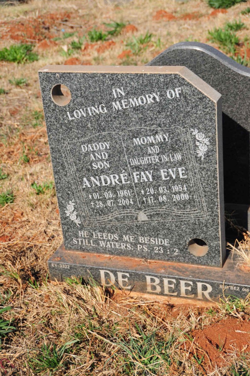 BEER Andre, de 1961-2004 & Fay Eve 1954-2000