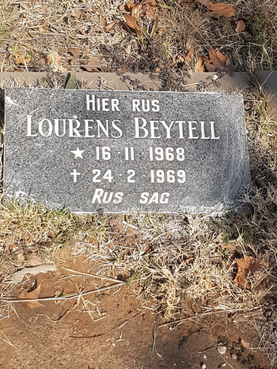 BEYTELL Lourens 1968-1969