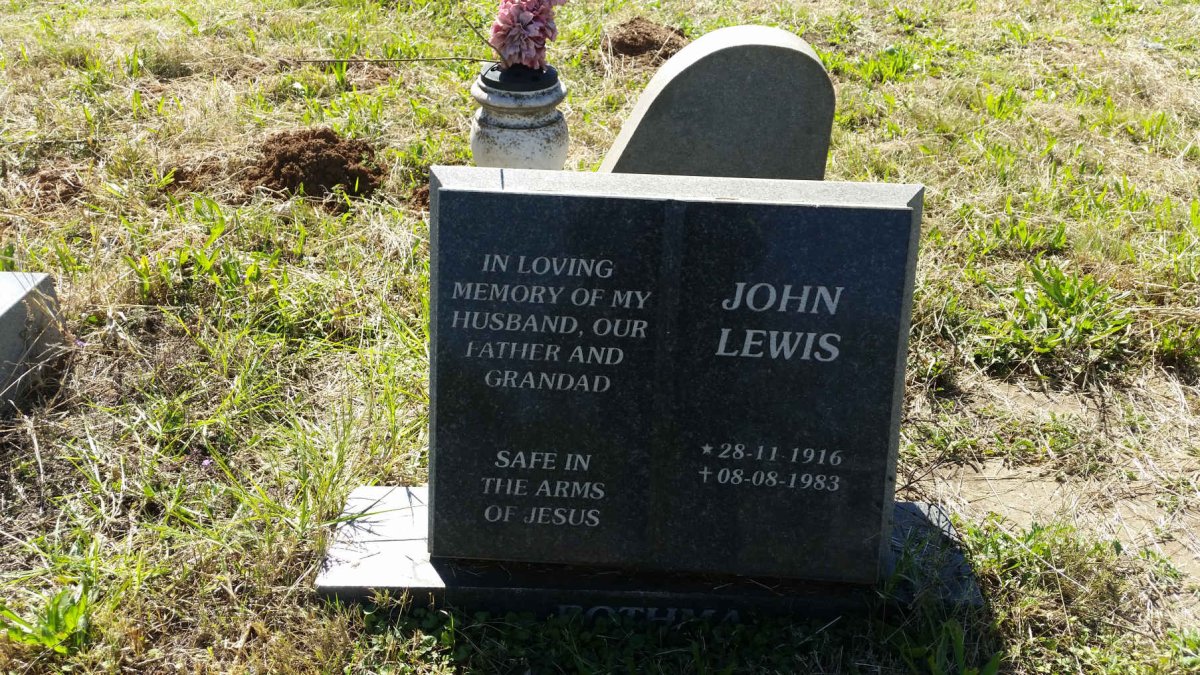 BOTHMA John Lewis 1916-1983