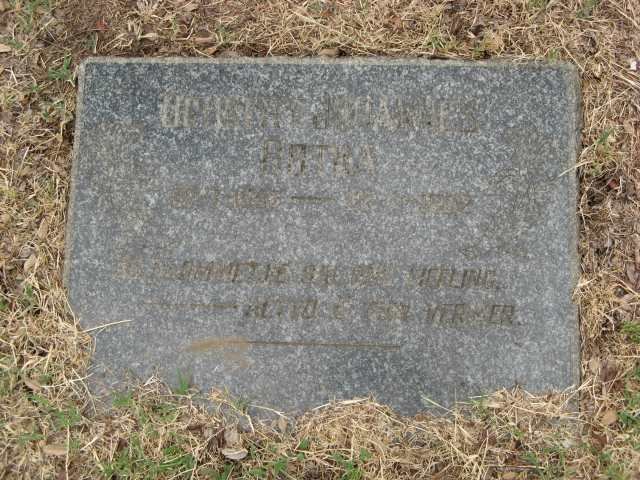 BOTHA Ochkert  Johannes 1953-1962