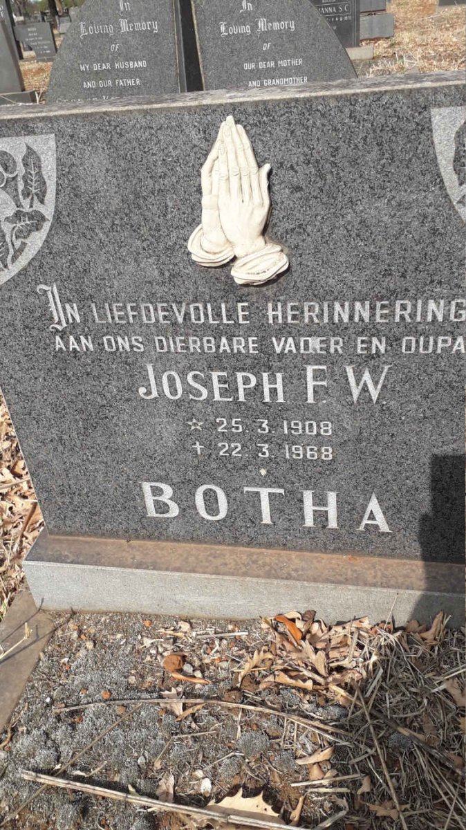 BOTHA Joseph F.W. 1908-1968