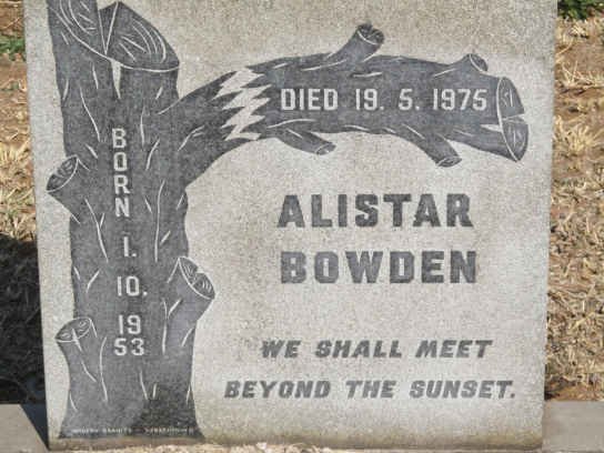 BOWDEN Alistar 1953-1975