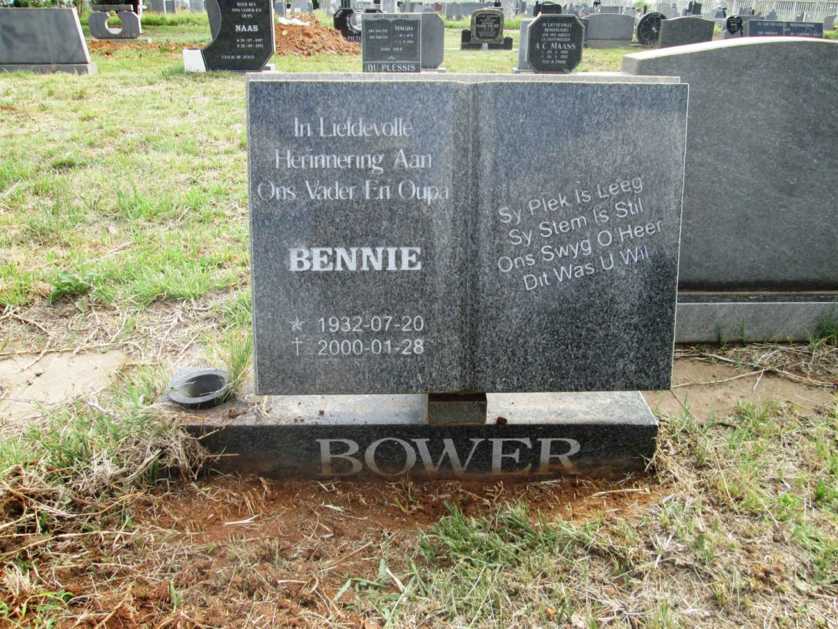 BOWER Bennie 1932-2000