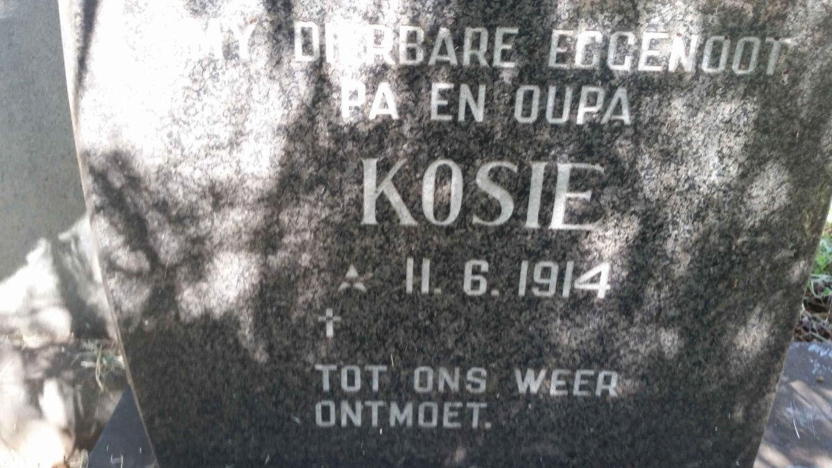 BOTHA Kosie 1914- &amp; Gerrie 1919-1982