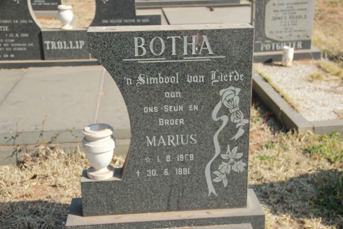 BOTHA Marius 1959-1981