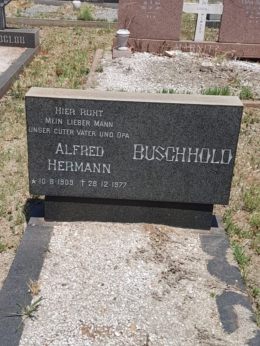 BUSCHHOLD Alfred Hermann 1909-1977