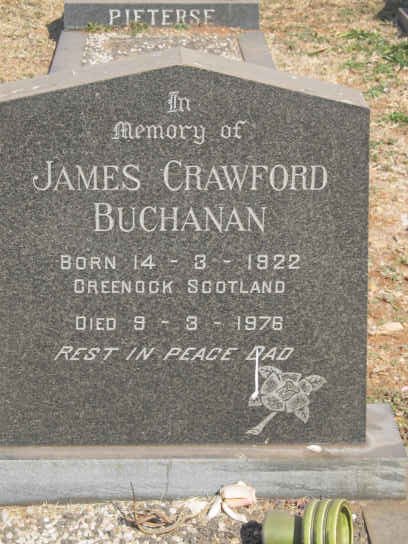 BUCHANAN James Crawford 1922-1976