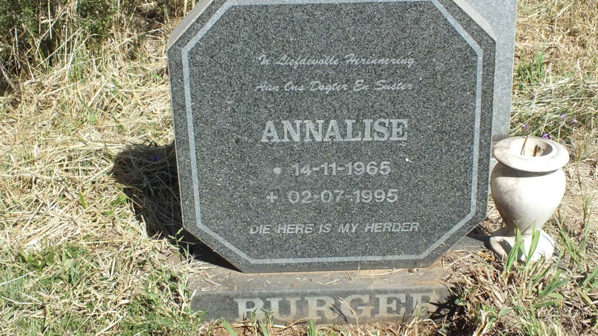 BURGER Annalise 1965-1995