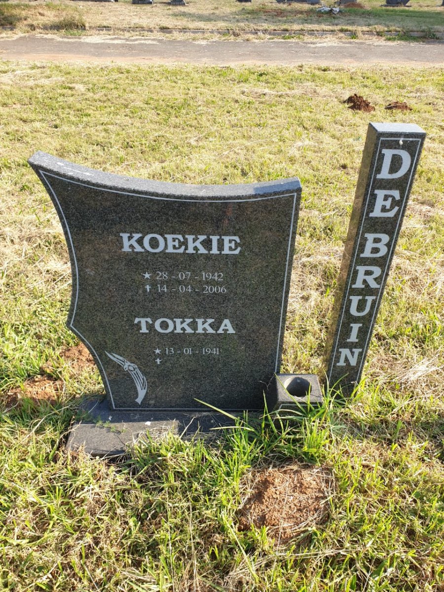 BRUIN Tokka, de 1941- &amp; Koekie 1942-2006