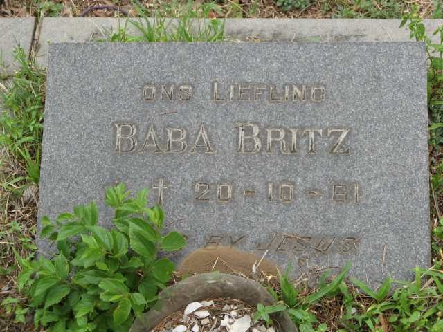BRITZ Baba -1961