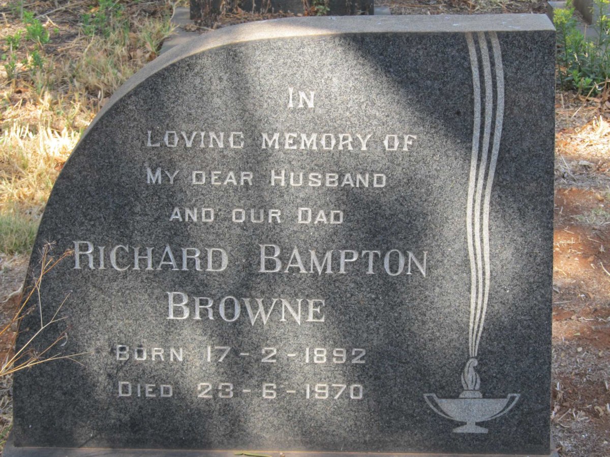 BROWNE Richard Bampton 1892-1970
