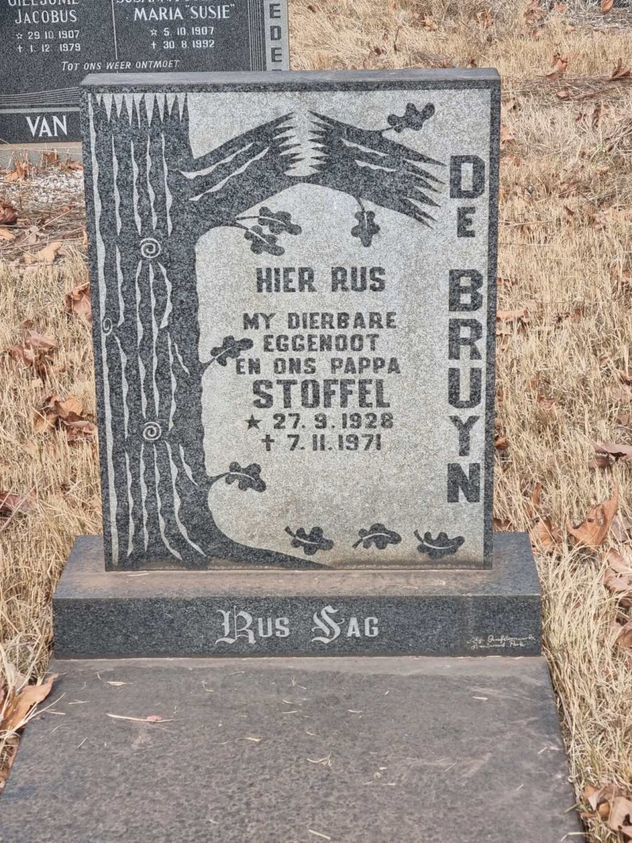 BRUYN Stoffel, de 1928-1971
