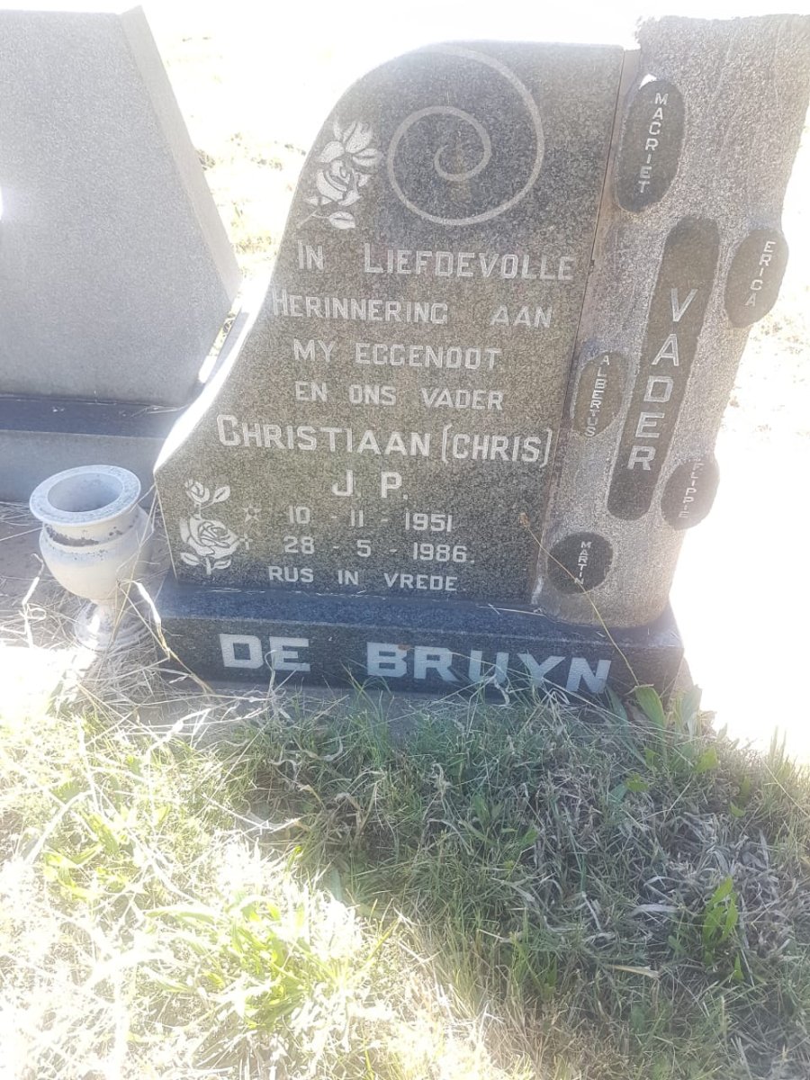 BRUYN Christiaan J.P., de 1951-1986