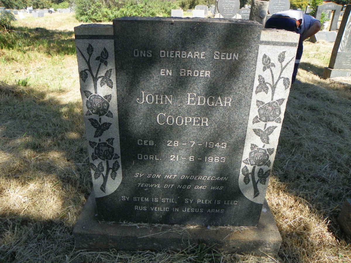 COOPER John Edgar 1943-1963